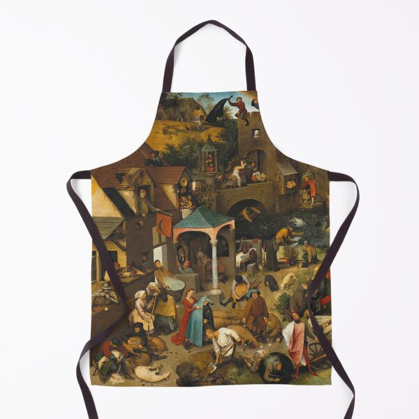 Item preview, Pieter Bruegel the Elder – The Dutch Proverbs | Renaissance Satirical Village Scene designed and sold by vakashop.