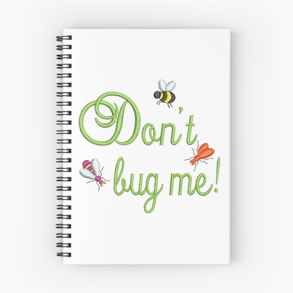 Item preview, Don't bug me Text with Bumble Bee and Insects designed and sold by TikkiMakes.