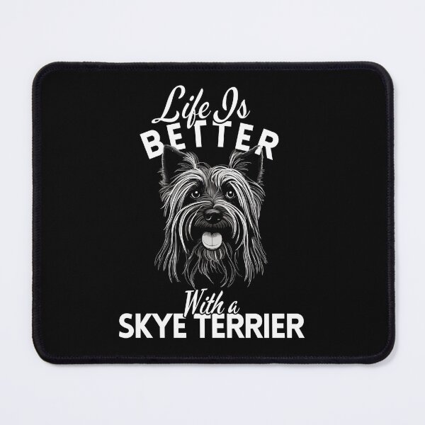 Artikelvorschau, Das Leben ist besser mit einem Skye Terrier – Minimalistisches, elegantes und langhaariges Terrier-Design entworfen und verkauft von GoodyPaws.
