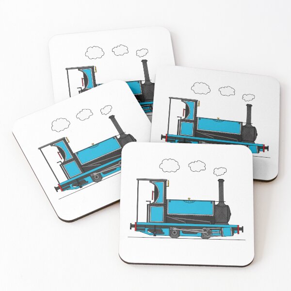 Item preview, Narrow Gauge Steam Train, Railway Enthusiast (Blue) designed and sold by doodlerob.