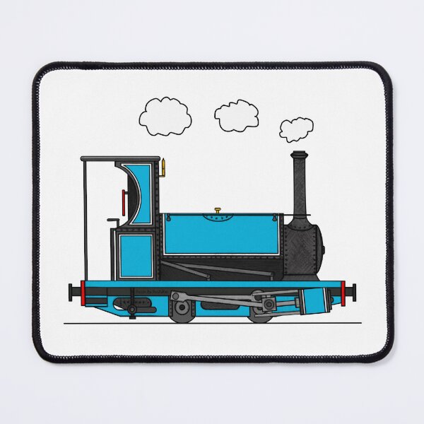 Item preview, Narrow Gauge Steam Train, Railway Enthusiast (Blue) designed and sold by doodlerob.