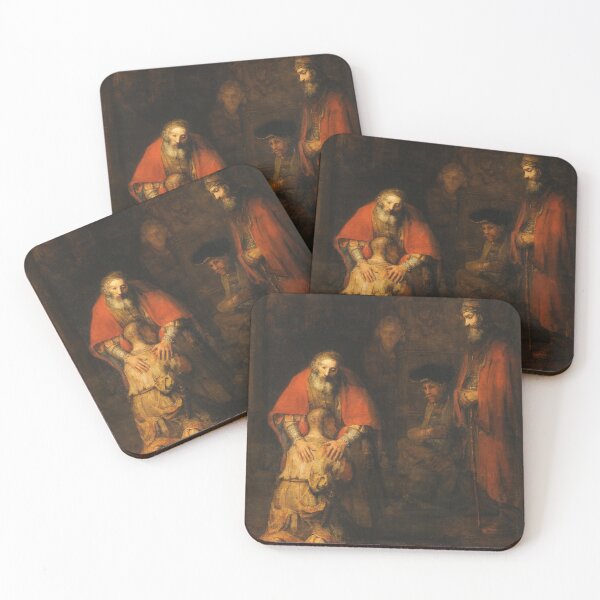 Item preview, Rembrandt – Return of the Prodigal Son | Baroque Biblical Forgiveness Painting designed and sold by vakashop.