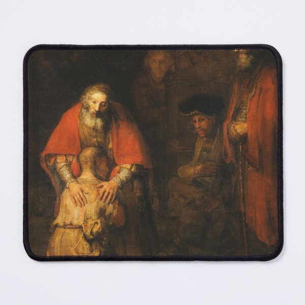 Item preview, Rembrandt – Return of the Prodigal Son | Baroque Biblical Forgiveness Painting designed and sold by vakashop.