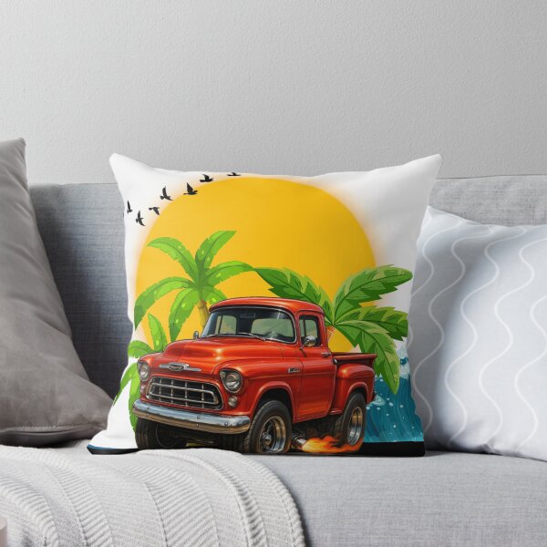 Item preview, 1957 Chevy Truck at the beach at sunset designed and sold by MuscleCarTs.