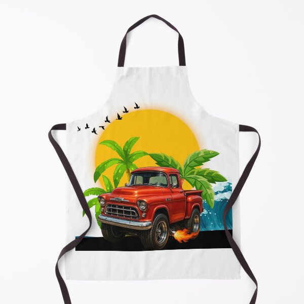 Item preview, 1957 Chevy Truck at the beach at sunset designed and sold by MuscleCarTs.