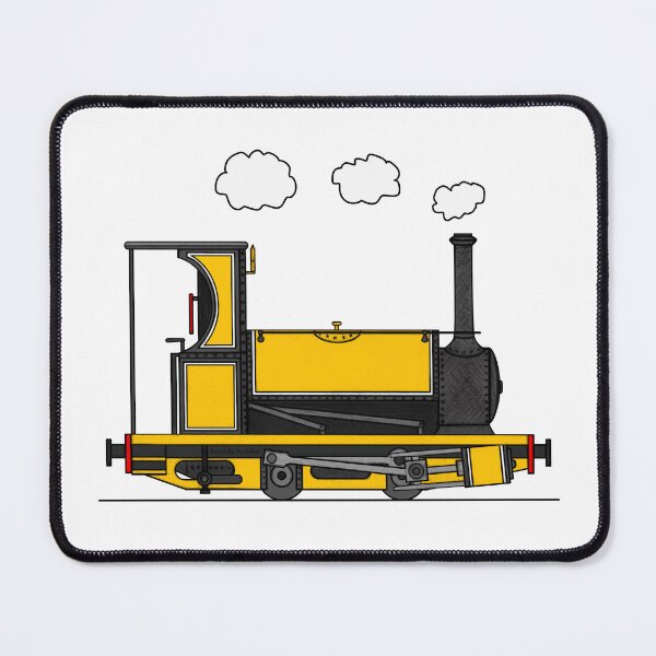 Item preview, Narrow Gauge Steam Train, Railway Enthusiast (Yellow) designed and sold by doodlerob.