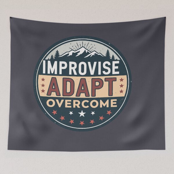 Item preview, Improvise Adapt Overcome designed and sold by bihtti.