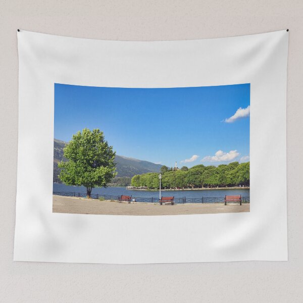 Item preview, Ioannina lake landscape, Ioannina, Greece designed and sold by goceris.