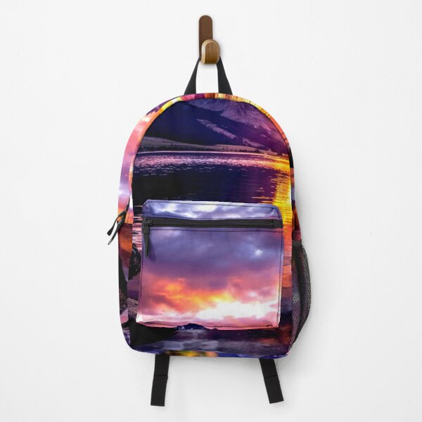 Item preview, Majestic Sunset Over Serene Mountain Lake designed and sold by Exodoi.