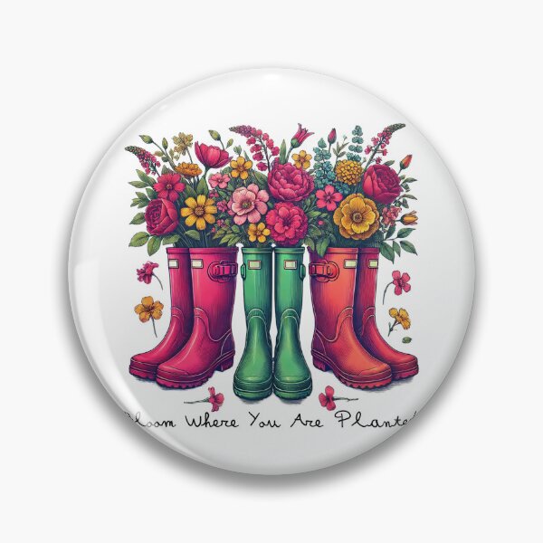 Item preview, Bloom Where You Are Planted Png | Blooming Where You are Planted | Garden boots png | Cowgirl boot png | Hello spring png, Bloom png, Spring designed and sold by PixelBlooming.