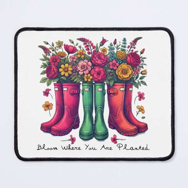 Item preview, Bloom Where You Are Planted Png | Blooming Where You are Planted | Garden boots png | Cowgirl boot png | Hello spring png, Bloom png, Spring designed and sold by PixelBlooming.