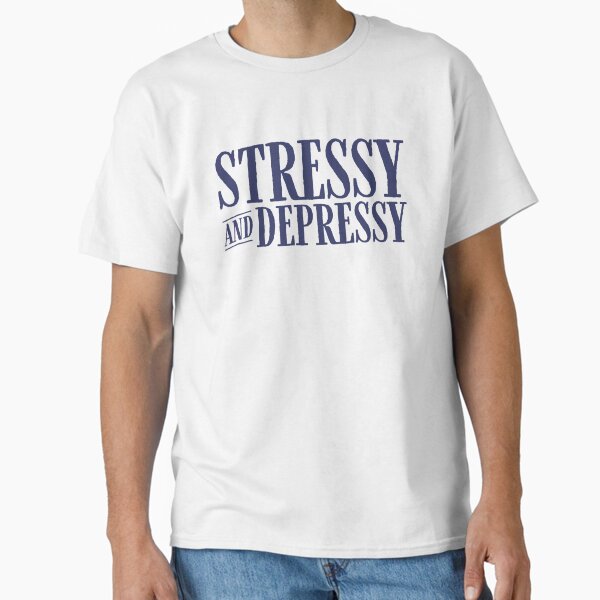 Item preview, Stressy and Depressy V2 - Denim designed and sold by sillyjess.