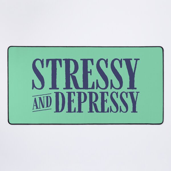 Item preview, Stressy and Depressy V2 - Denim designed and sold by sillyjess.