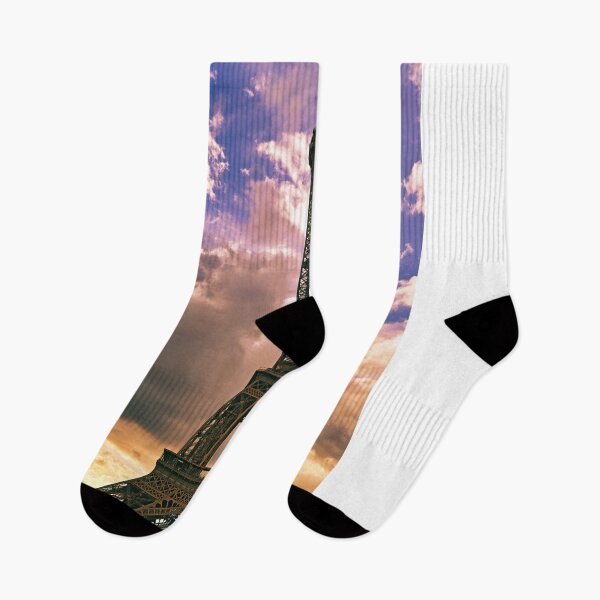 Item preview, Eiffel Tower and dramatic sunset sky in Paris,France designed and sold by goceris.