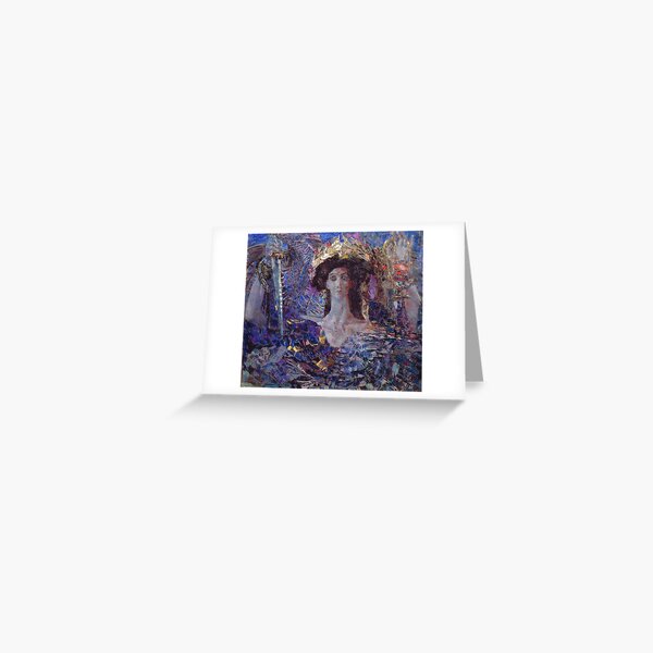 Item preview, Mikhail Vrubel – Six-Winged Seraph | Mystical Russian Symbolist Angel designed and sold by vakashop.