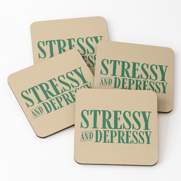 Item preview, Stressy and Depressy V2 - Pine designed and sold by sillyjess.
