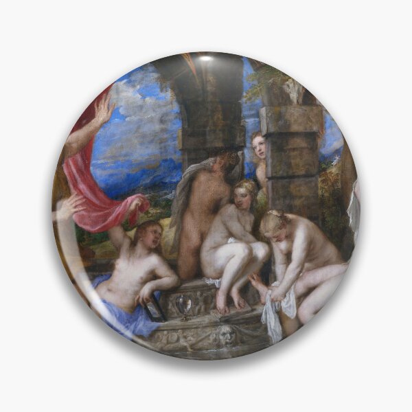 Item preview, Titian – Diana and Actaeon | Renaissance Mythological Nude Masterpiece designed and sold by vakashop.