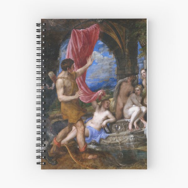 Item preview, Titian – Diana and Actaeon | Renaissance Mythological Nude Masterpiece designed and sold by vakashop.