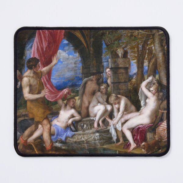 Item preview, Titian – Diana and Actaeon | Renaissance Mythological Nude Masterpiece designed and sold by vakashop.