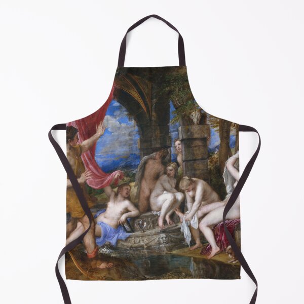 Item preview, Titian – Diana and Actaeon | Renaissance Mythological Nude Masterpiece designed and sold by vakashop.
