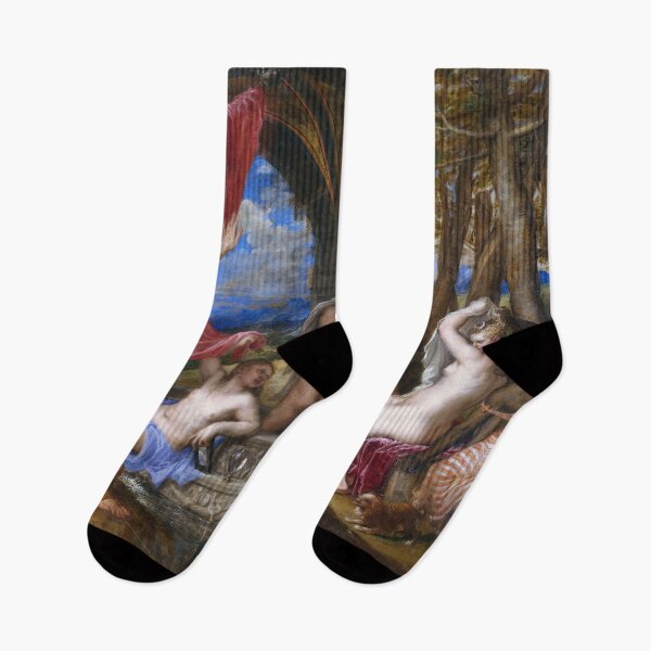 Item preview, Titian – Diana and Actaeon | Renaissance Mythological Nude Masterpiece designed and sold by vakashop.