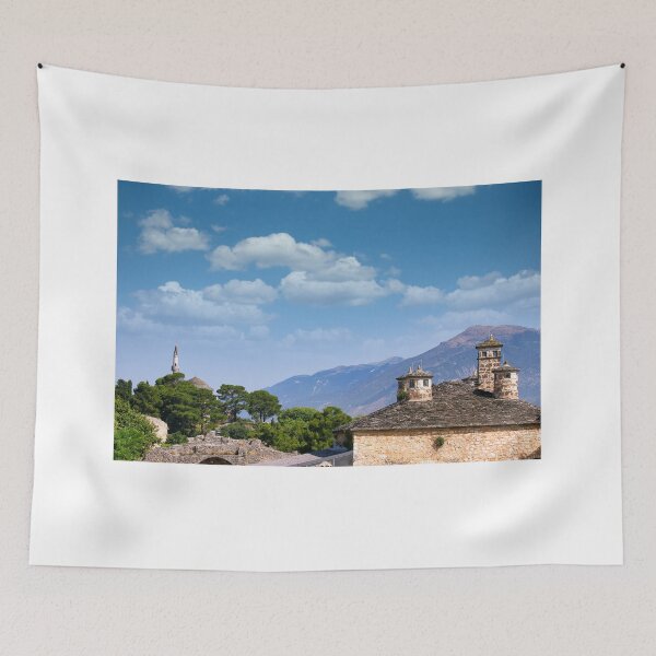 Item preview, Aslan Pasha mosque and old stone house landscape, Ioannina, Greece designed and sold by goceris.