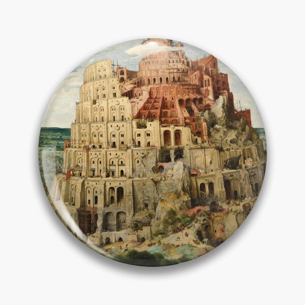 Item preview, Pieter Bruegel the Elder – The Tower of Babel | Renaissance Allegory of Ambition designed and sold by vakashop.