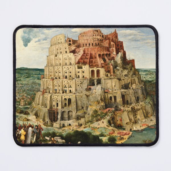 Item preview, Pieter Bruegel the Elder – The Tower of Babel | Renaissance Allegory of Ambition designed and sold by vakashop.
