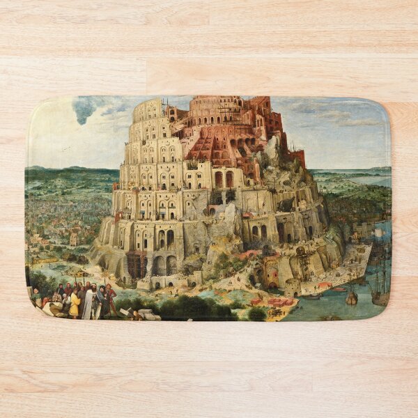 Item preview, Pieter Bruegel the Elder – The Tower of Babel | Renaissance Allegory of Ambition designed and sold by vakashop.