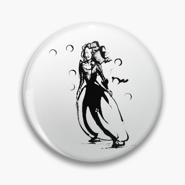 Item preview, Woman standing, black and white designed and sold by Neleren.