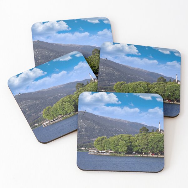 Item preview, Aslan Pasha mosque and Ioannina lake landscape, Ioannina, Greece designed and sold by goceris.