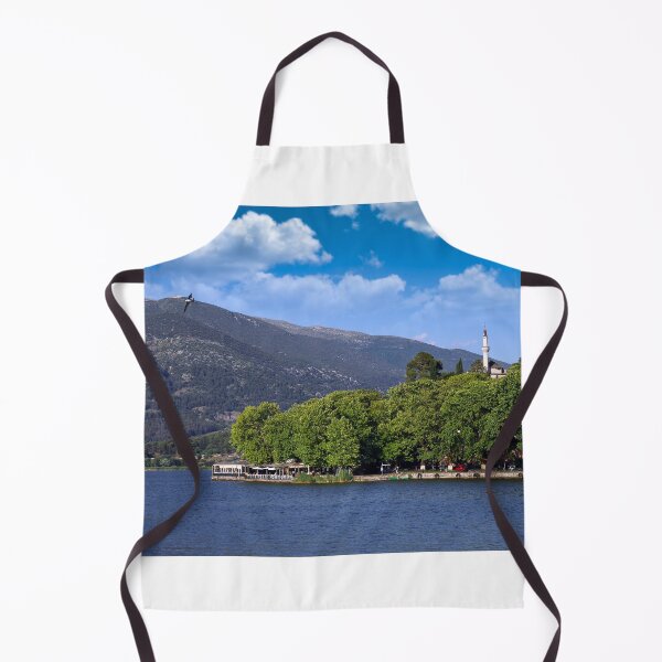Item preview, Aslan Pasha mosque and Ioannina lake landscape, Ioannina, Greece designed and sold by goceris.