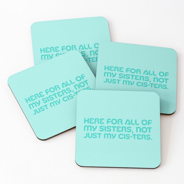 Item preview, Here For All Of My Sisters V2 - Teal designed and sold by sillyjess.