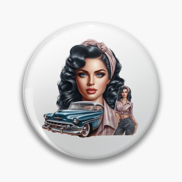 Item preview, "Retro Glamour: Charm and Audacity of Pin-Ups” designed and sold by CHRIST5000.