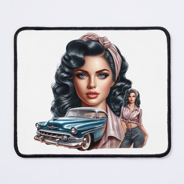 Item preview, "Retro Glamour: Charm and Audacity of Pin-Ups” designed and sold by CHRIST5000.