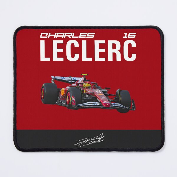Item preview, Charles Leclerc F1 Ferrari Art - Number 16 & SF-25 Car Graphic | Motorsport Red designed and sold by Studio F1Grid.