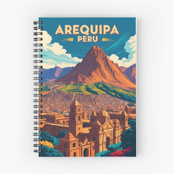Item preview, Arequipa Peru Vintage Travel Tourism designed and sold by TravelersGems.