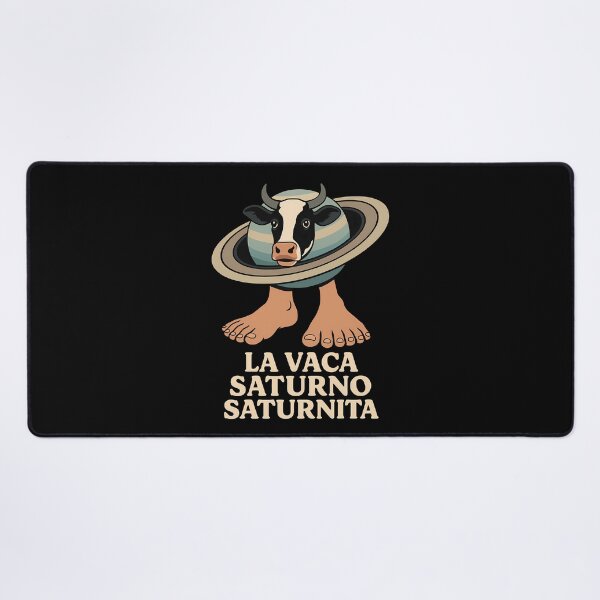 Vista previa del artículo con la obra «La Vaca Saturnita – Vaca italiana Brainrot Meme», diseñado y vendido por Deorbitee.
