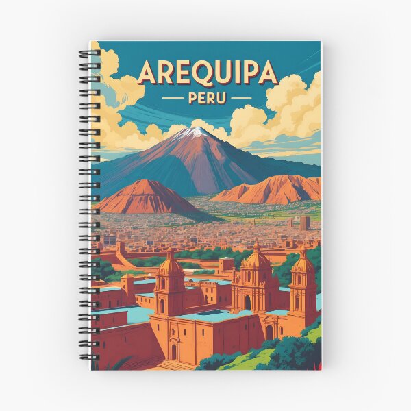 Item preview, Arequipa Peru Vintage Travel Tourism designed and sold by TravelersGems.