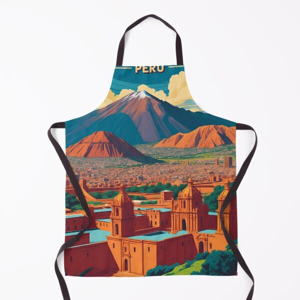 Item preview, Arequipa Peru Vintage Travel Tourism designed and sold by TravelersGems.