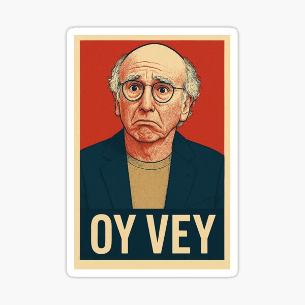 Item preview, Larry David Oy Vey designed and sold by BaShert.