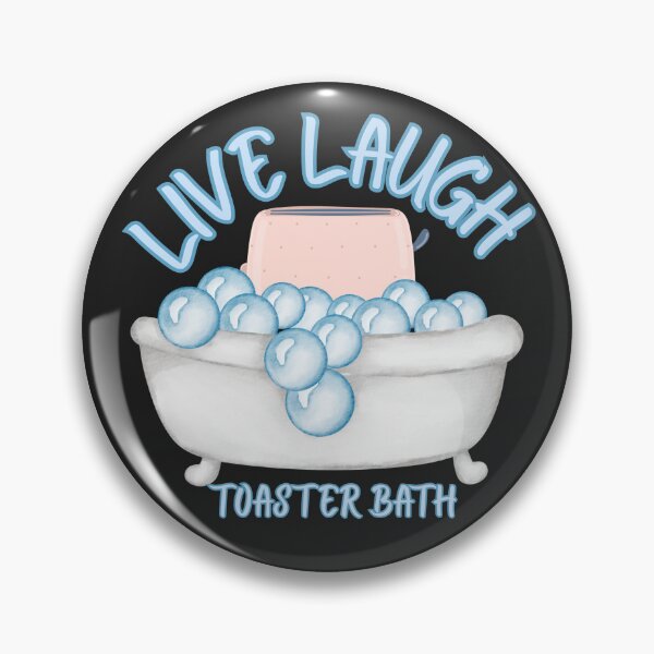 Artikelvorschau, Live Laugh Toaster Bad entworfen und verkauft von SimplyNerdia.