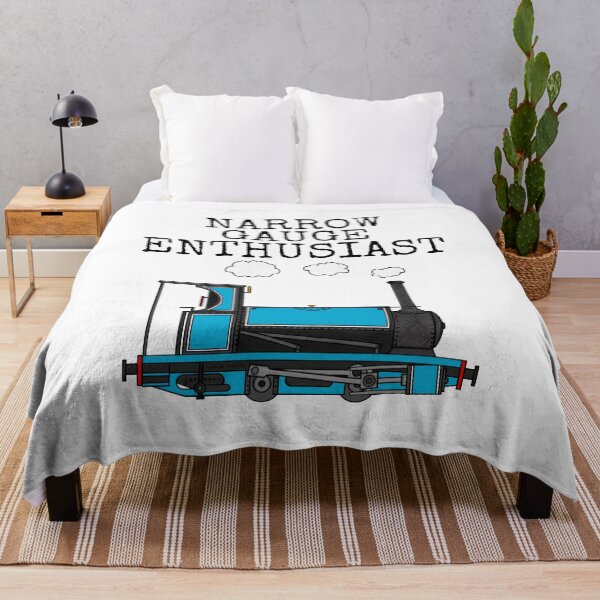 Item preview, Narrow Gauge Enthusiast, Steam Train (Blue) designed and sold by doodlerob.