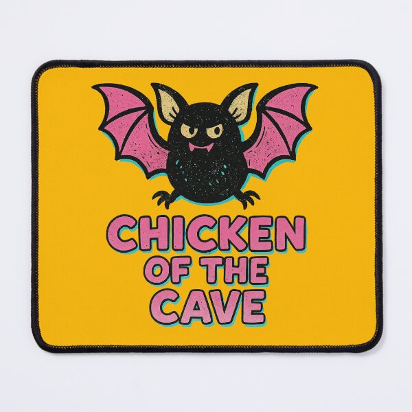 Item preview, Chicken of the Cave – Funny Bat Pun Retro Cartoon Design designed and sold by Victor Shadehorn.