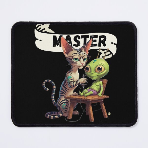 Item preview, Cat Master and Alien Apprentice designed and sold by MoodLex.