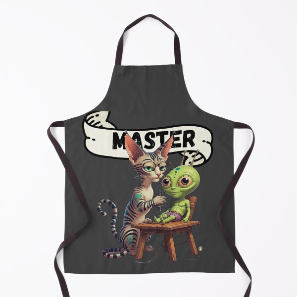 Item preview, Cat Master and Alien Apprentice designed and sold by MoodLex.