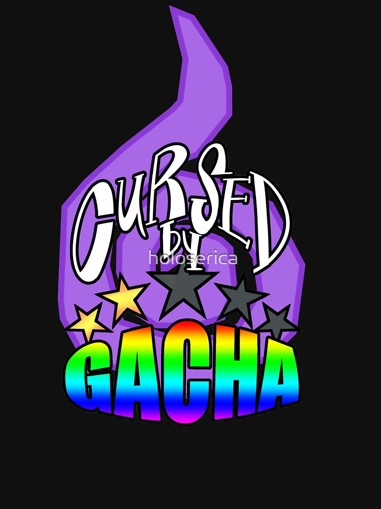 "Cursed by Gacha" T-shirt by holoserica | Redbubble
