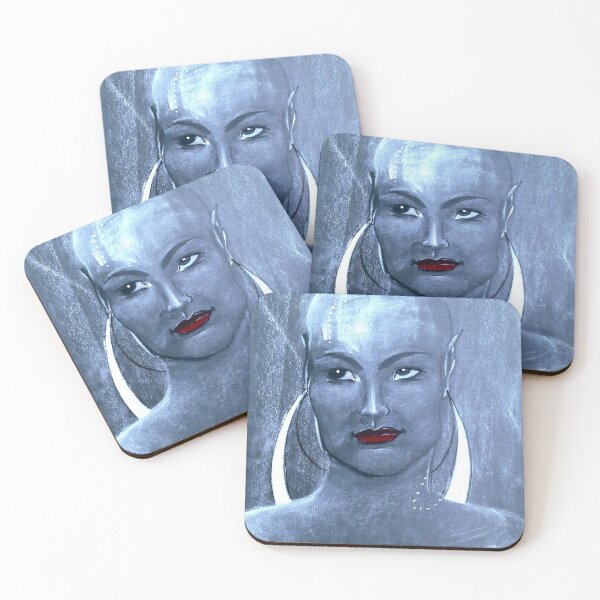Item preview, Bluish portrait  designed and sold by Neleren.