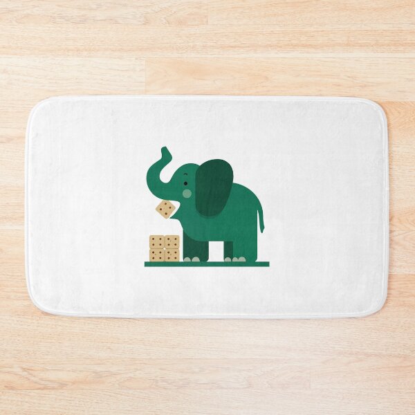 Item preview, Elephant Eating Crackers On Their Workplace Snack Break designed and sold by FWLKIT.