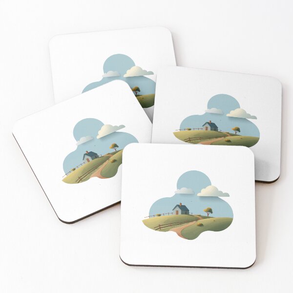Item preview, Farm Cottage In An Open Field View designed and sold by FWLKIT.